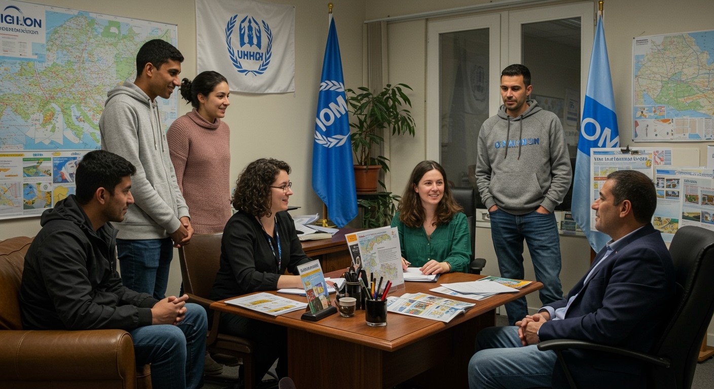 Az UNHCR és IOM kulcsszereplők a migránsok védelmében.
