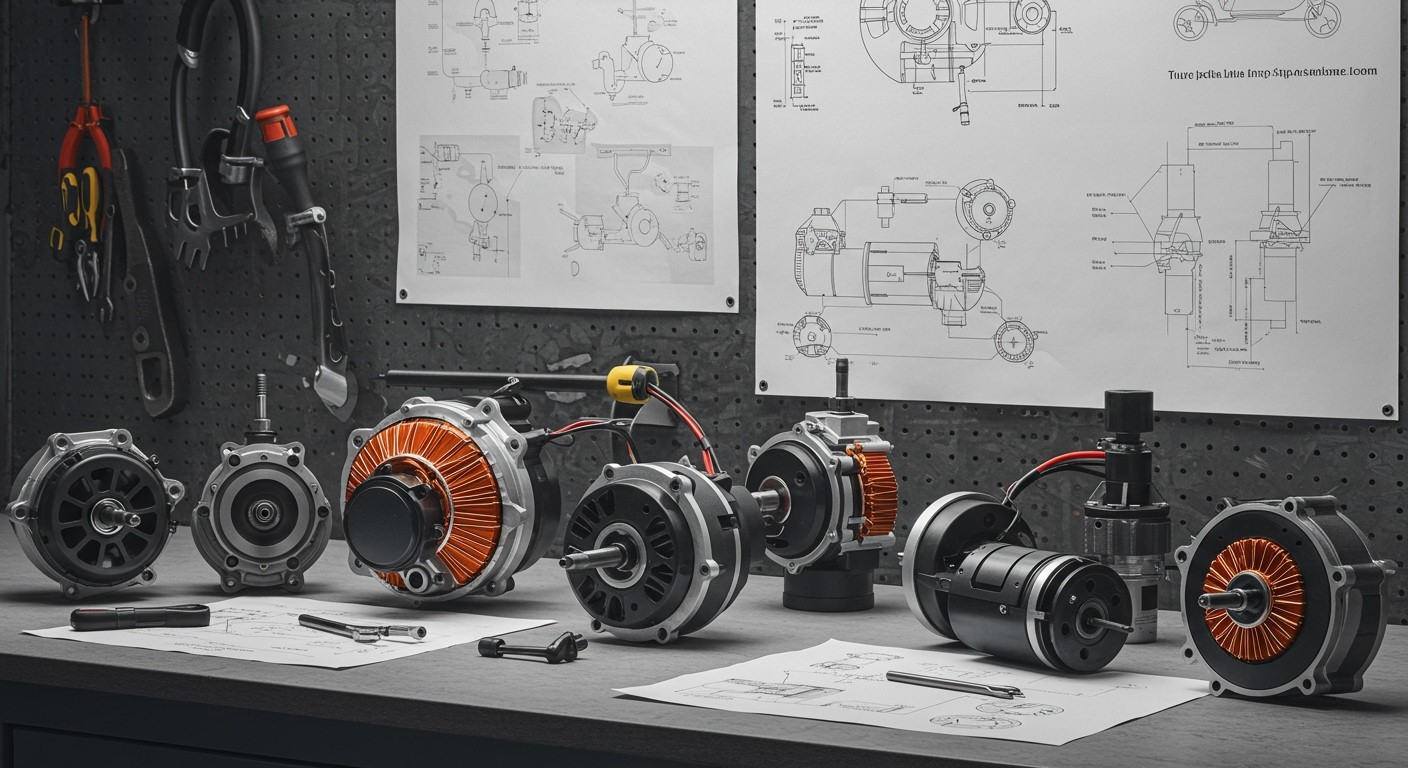 A brushless motorok hatékonyabbak és tartósabbak az e-rollerekben.