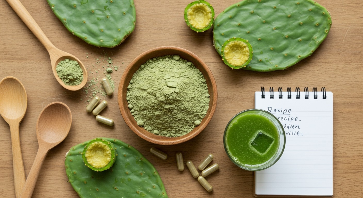 A nopal kaktuszpor segíti a fogyást és az emésztést.