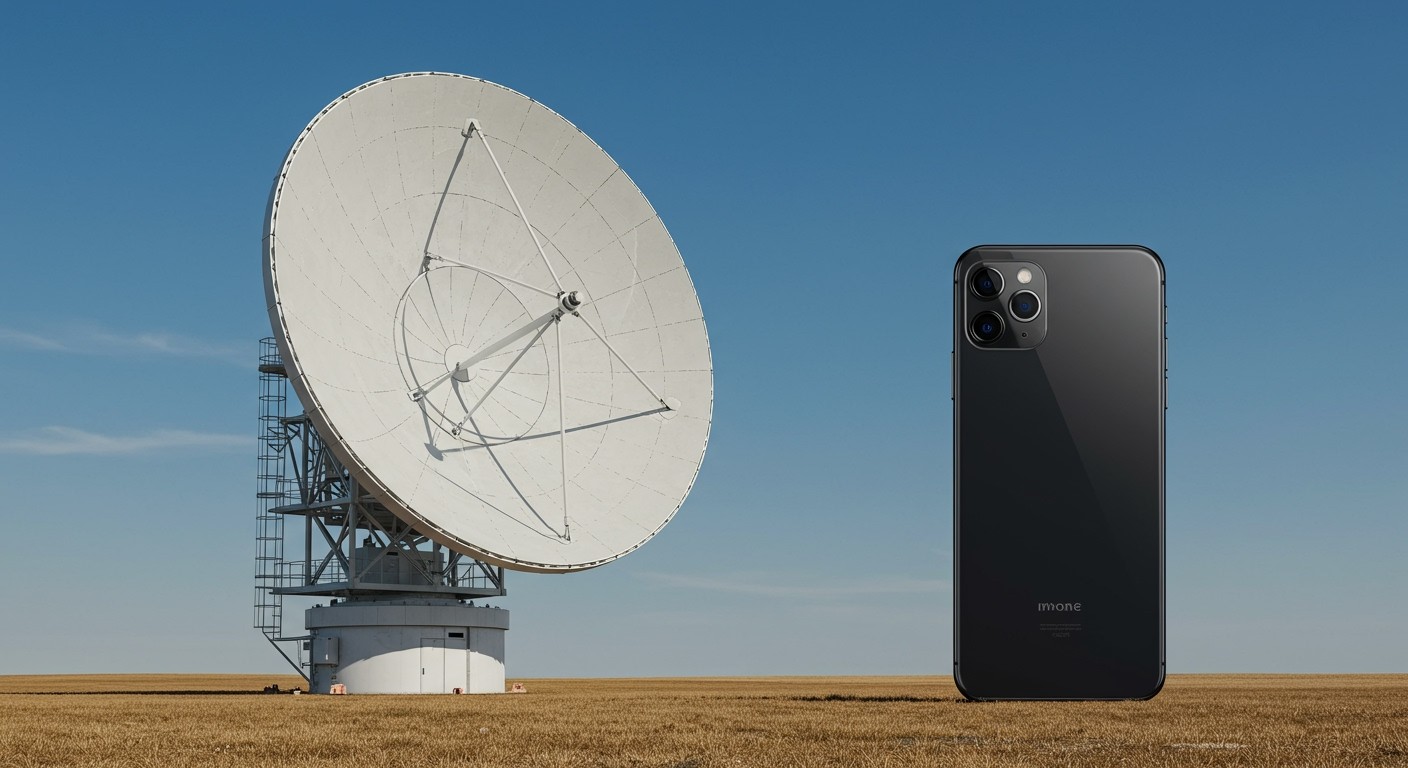 A parabola antennák fókuszáltabb sugárzást biztosítanak, mint a mobilok.