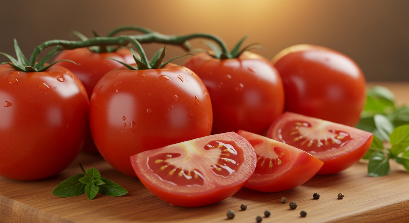 A paradicsom lycopene tartalma véd a bőr öregedésétől.