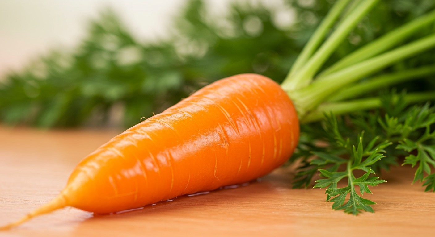 A sárgarépa gazdag A-vitaminban, támogatja a kollagént.