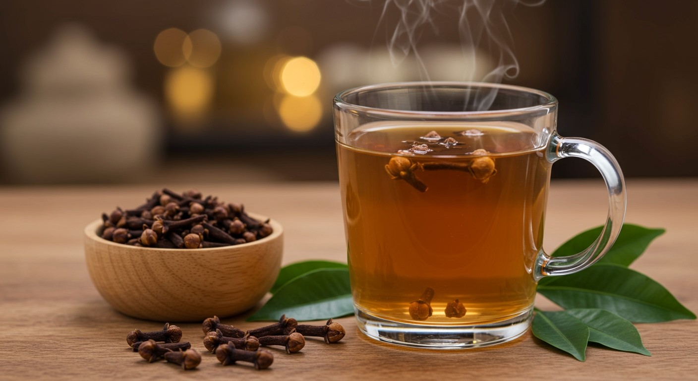 A szegfűszeg tea segíthet csökkenteni a stresszt és szorongást.