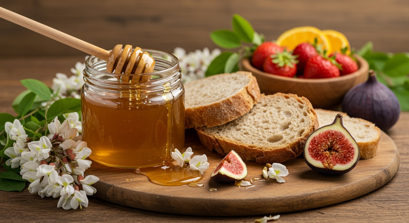 Az akácméz kiválóan alkalmas tea édesítésére és sütésre!