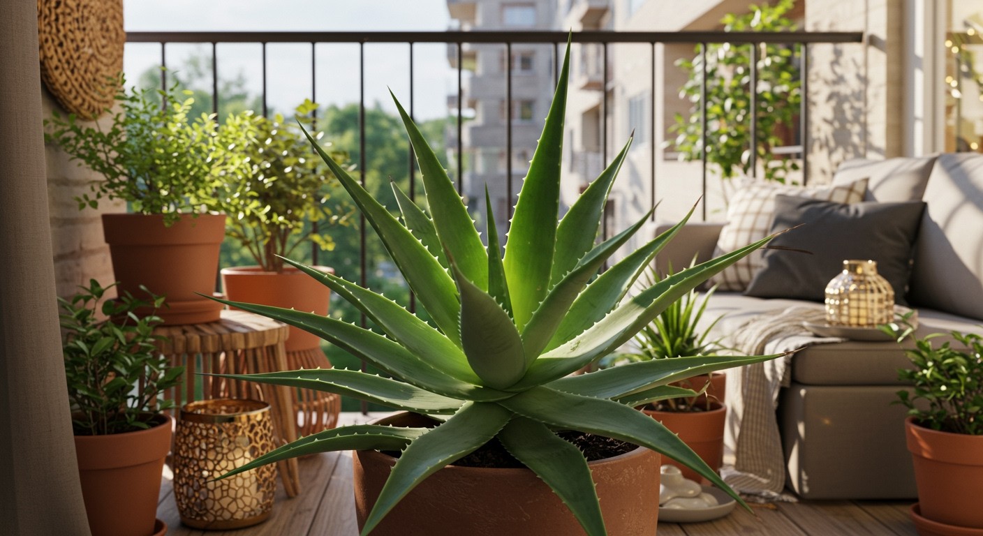 Az Aloe Vera napfényigénye: napi 6 órás közvetlen fény.