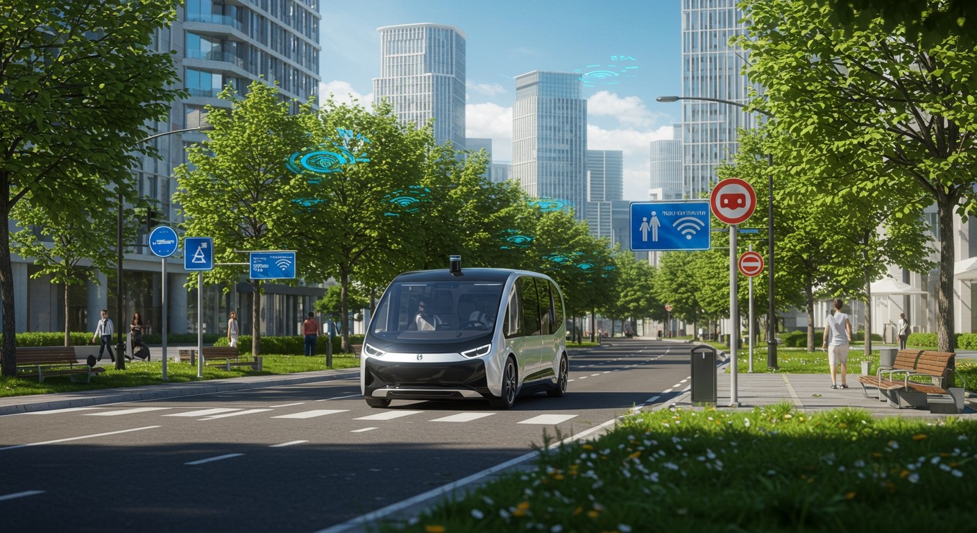 Az autonóm járművek csökkenthetik a közúti balesetek számát.