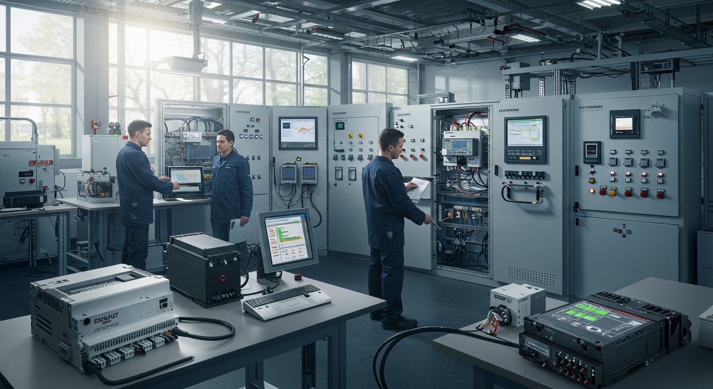 Az elektronikus előtétek javítják a termelési hatékonyságot iparban.