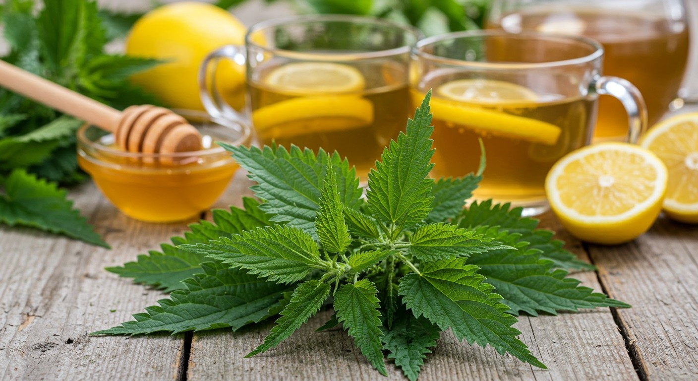 A csalánlevél tea gyulladáscsökkentő és vízhajtó hatású.