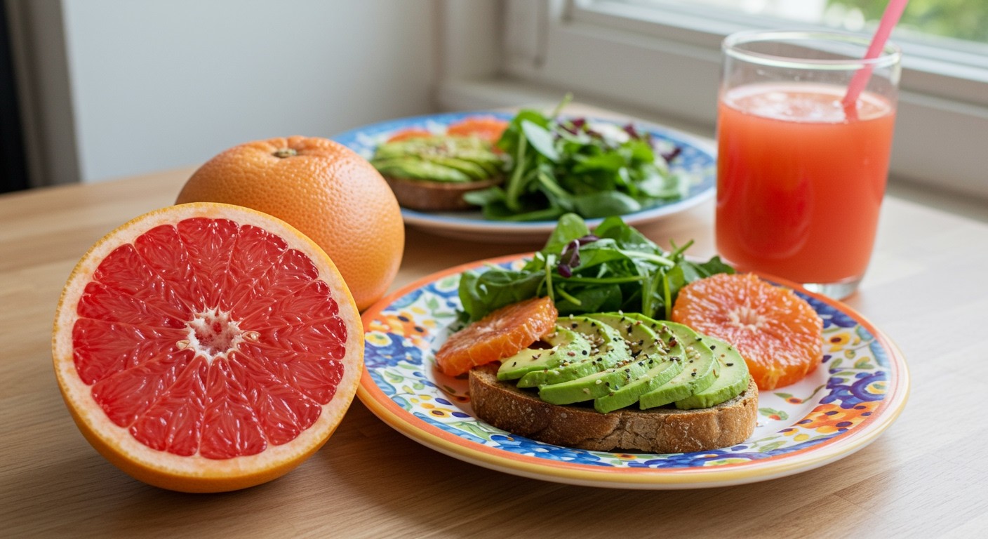 A grapefruit frissítő reggeliként vagy salátákban is remek!