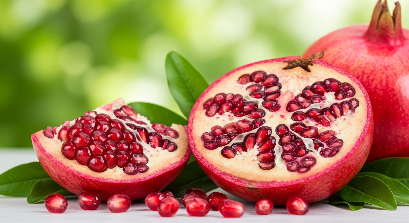 A gránátalma antioxidánsai segítik a bőr hidratálását.