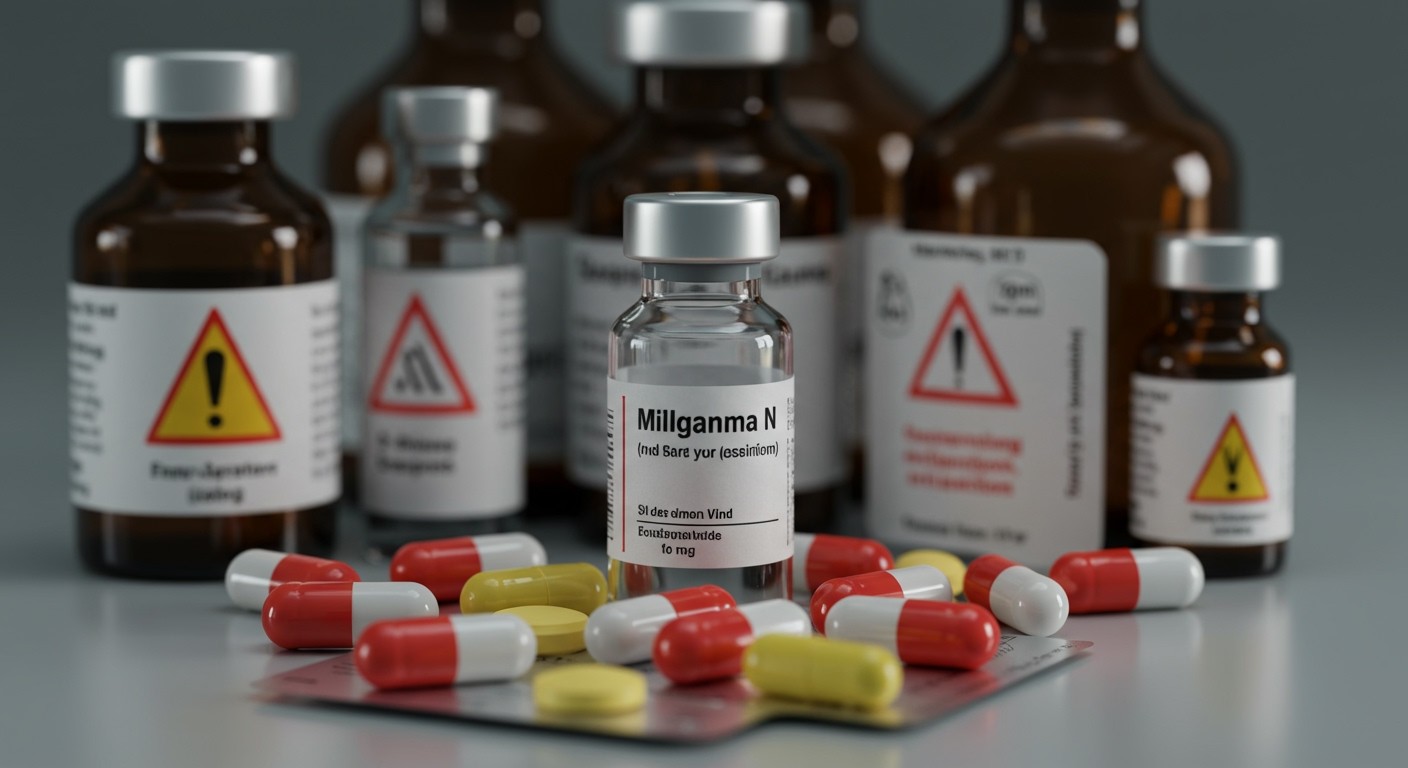 A Milgamma N injekciót nem ajánlott antibiotikumokkal kombinálni.