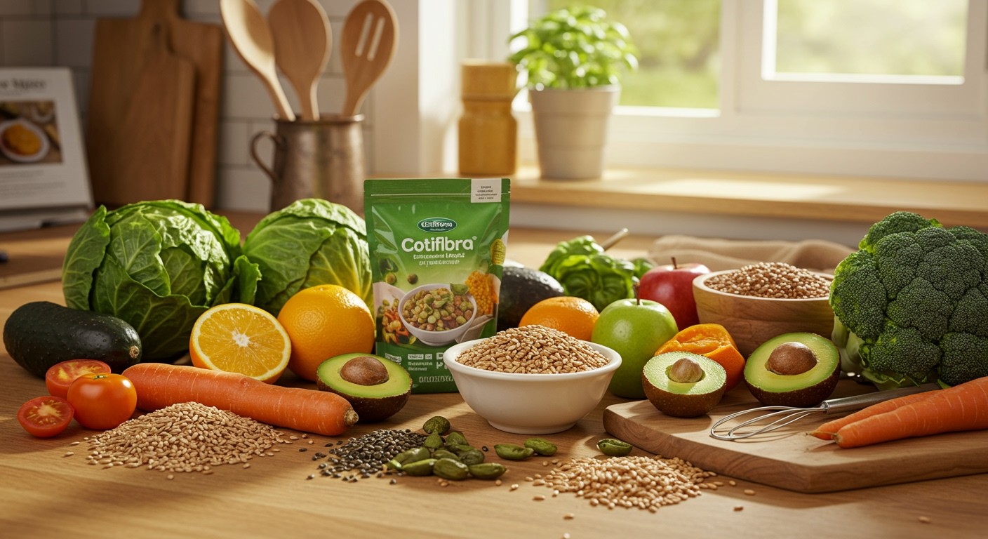 A Cotifibra salátákba és smoothie-kba is könnyen keverhető.