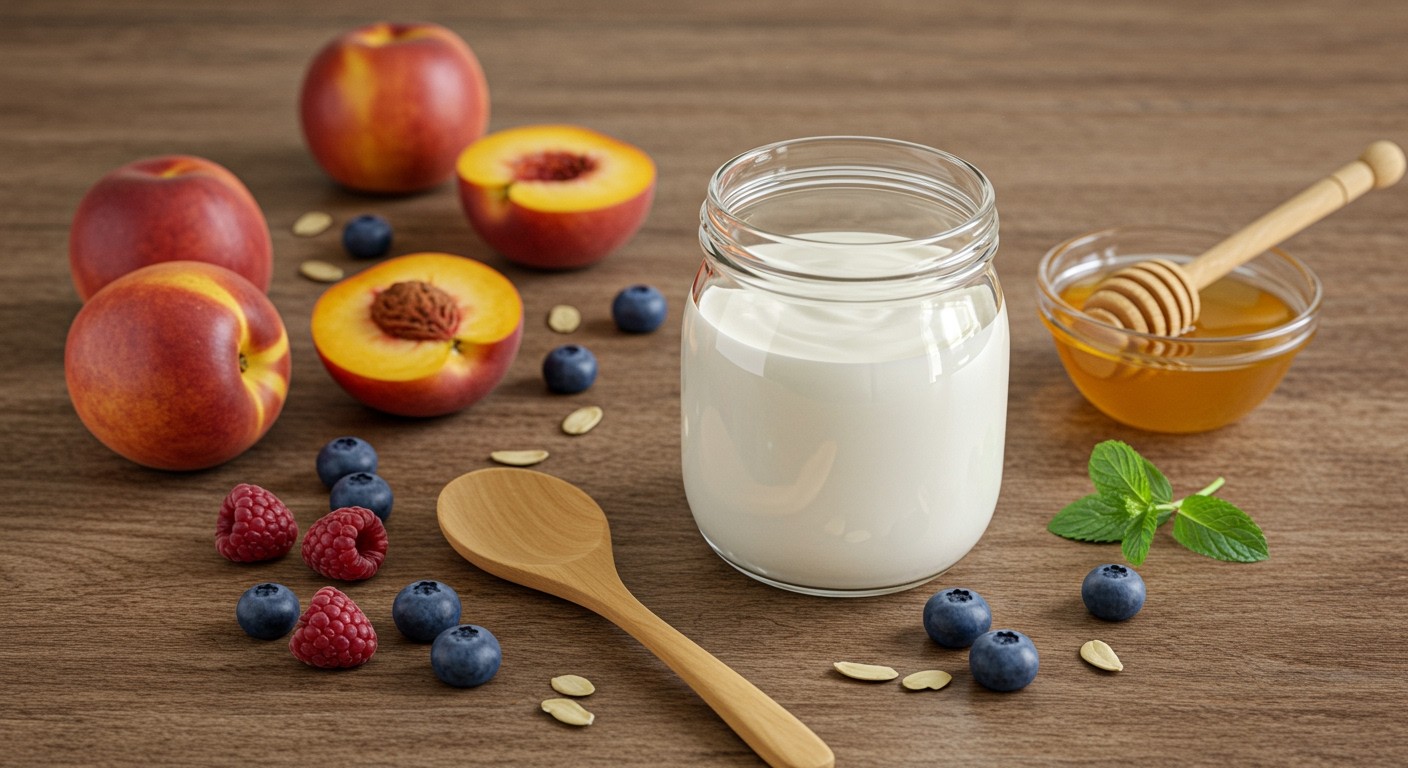 Otthoni natúr joghurt készítéséhez szükség van élőflórás kultúrára.