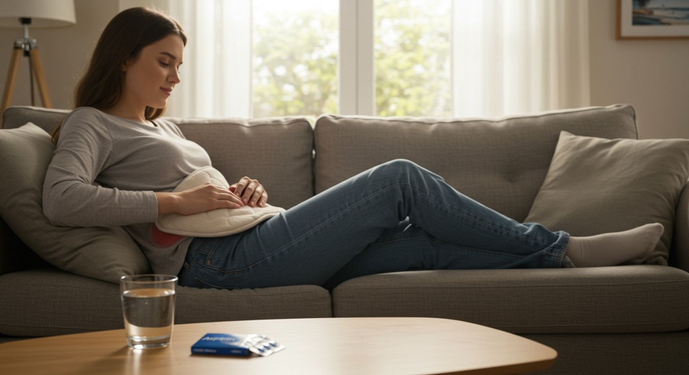 Az Aspirin Ultra gyorsan enyhíti a menstruációs fájdalmat.