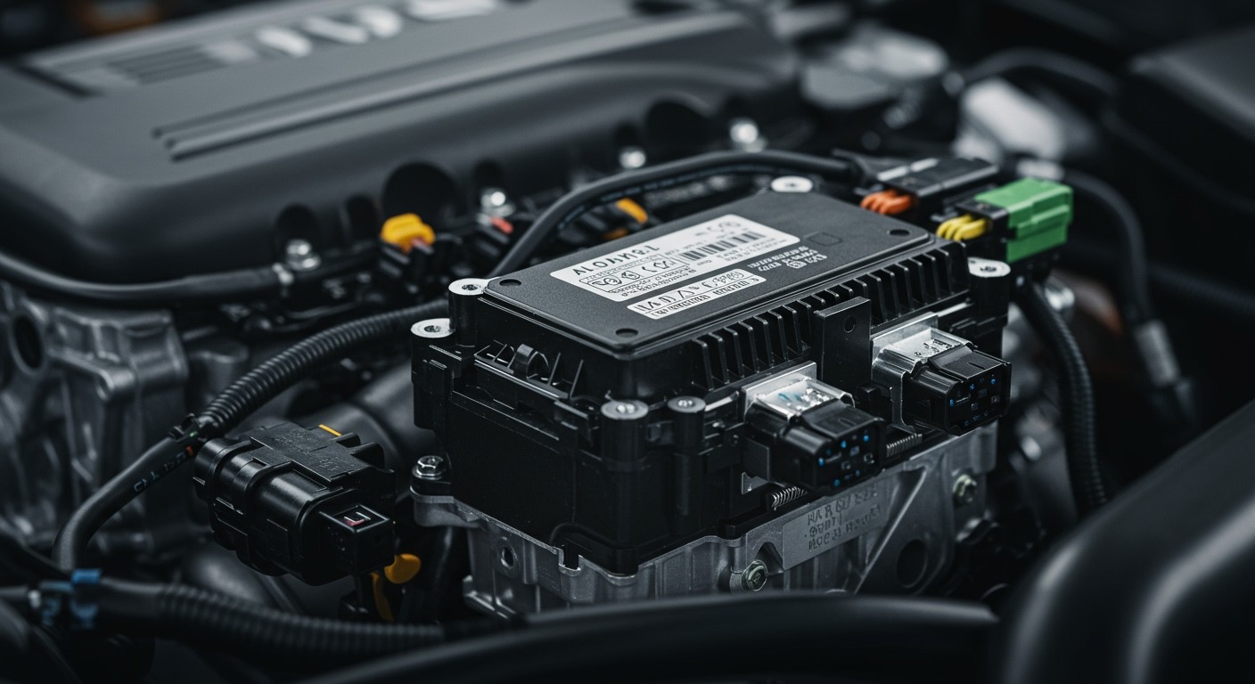 Az ECU a motor teljesítményét valós időben optimalizálja.