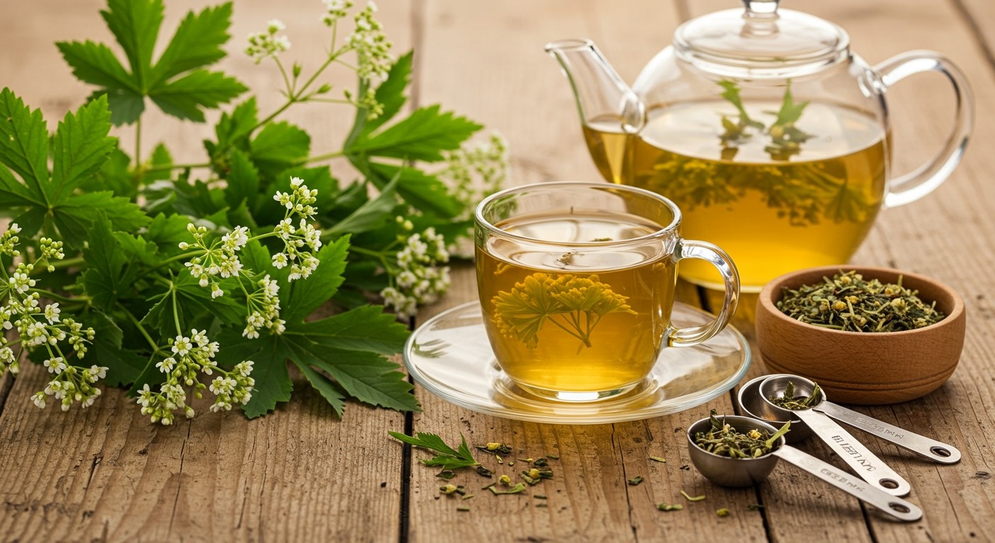 A palástfű tea erősíti a női egészséget és hormonokat.
