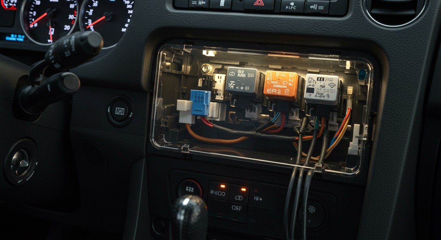 A relék kulcsszereplők az autók elektromos rendszereinek irányításában.