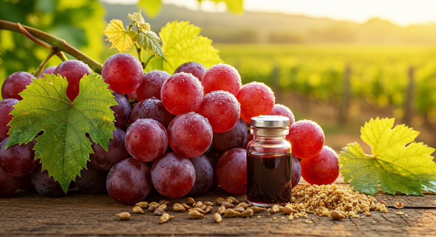 A resveratrol erős antioxidáns, támogatja a szív egészségét.
