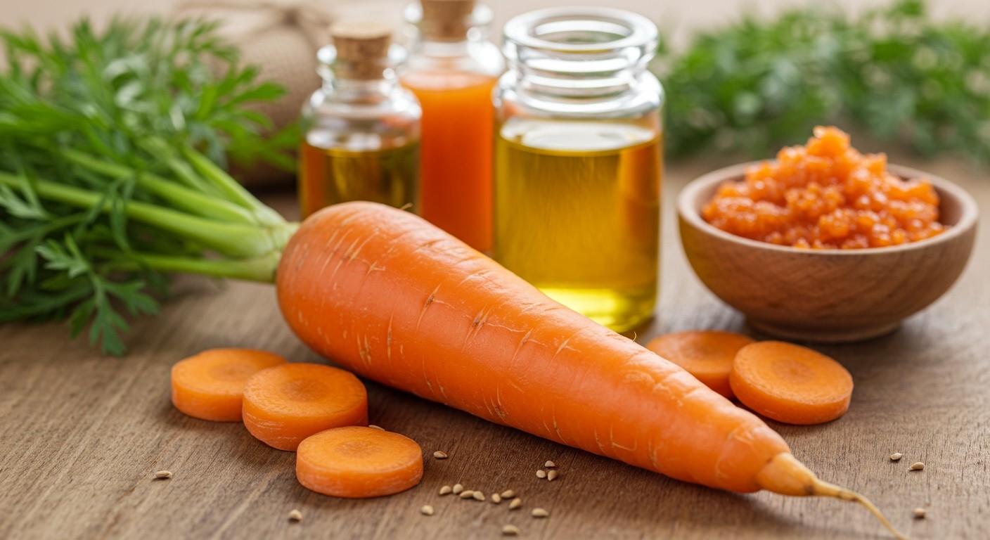 A sárgarépa gazdag antioxidánsokban, védi a bőrt.
