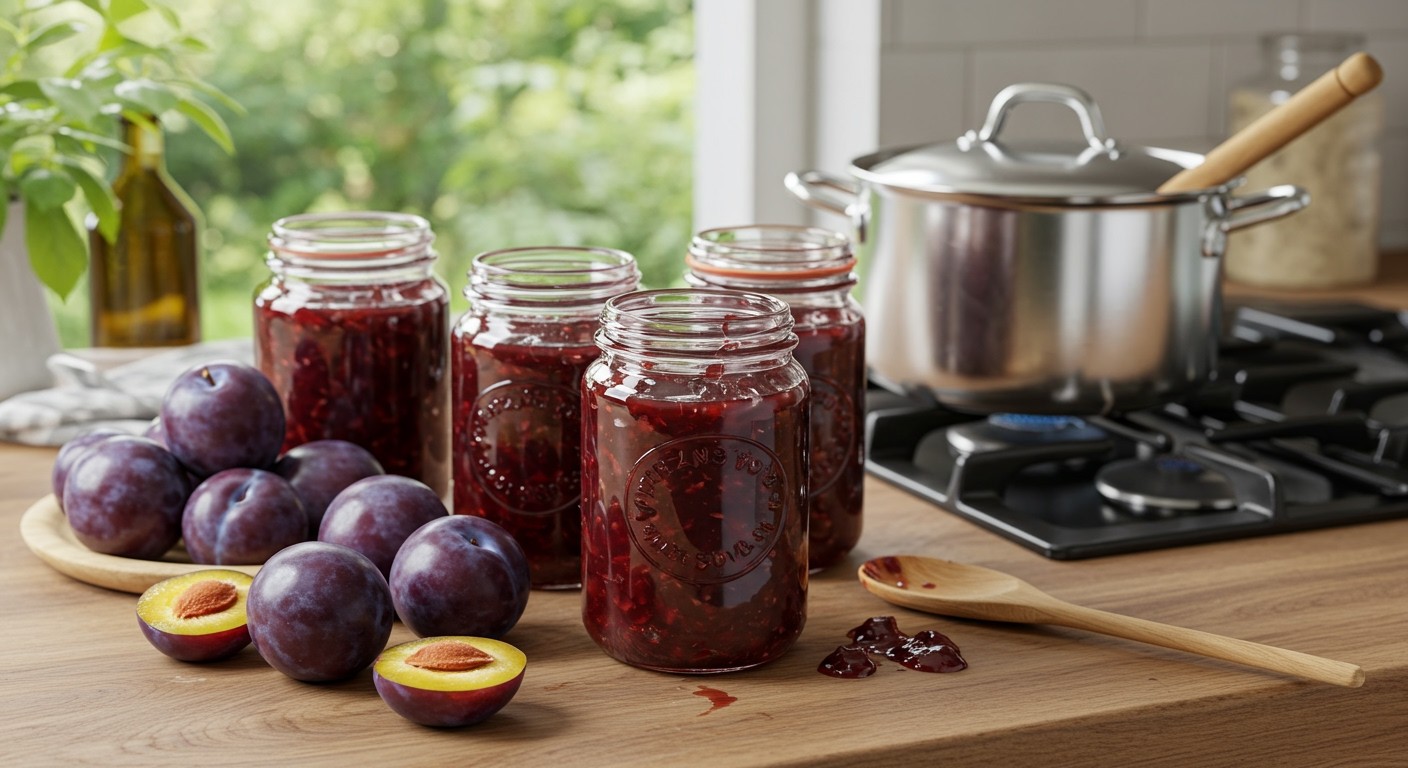 A házi szilvabefőtt tele van vitaminokkal és antioxidánsokkal.