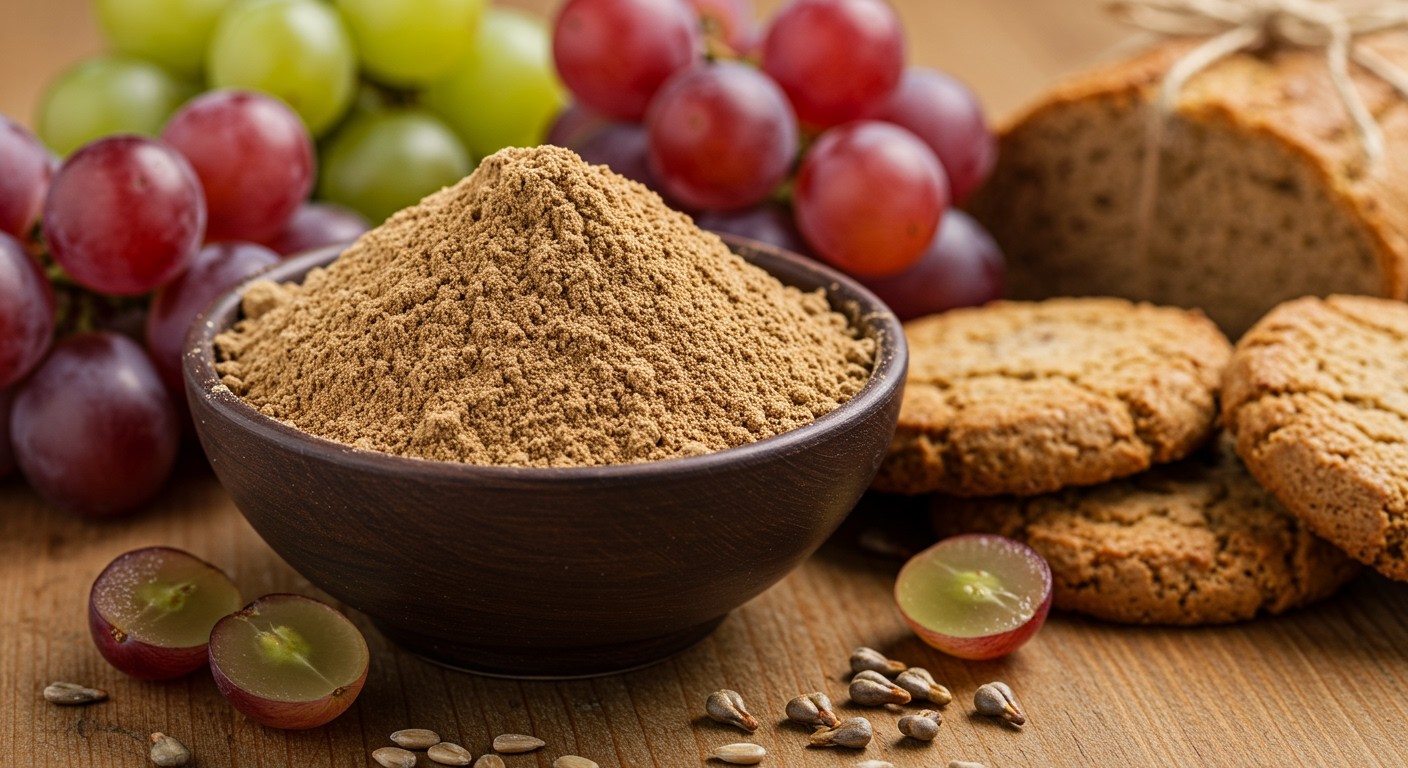 A szőlőmagliszt gazdag antioxidánsokban és gluténmentes.