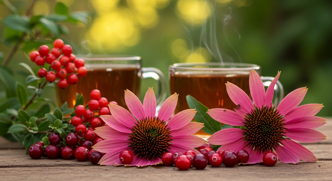 Az echinacea növeli a fehérvérsejtek aktivitását.
