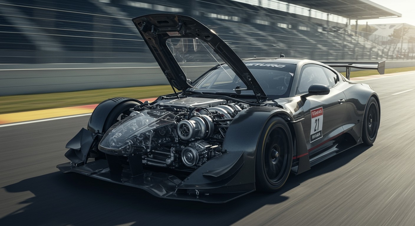 A twin turbo rendszerek gyorsabb teljesítményt biztosítanak a versenypályán.