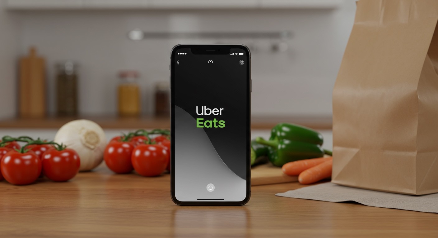 Az Uber Eats gyors ételrendelést kínál közvetlenül az alkalmazásban.
