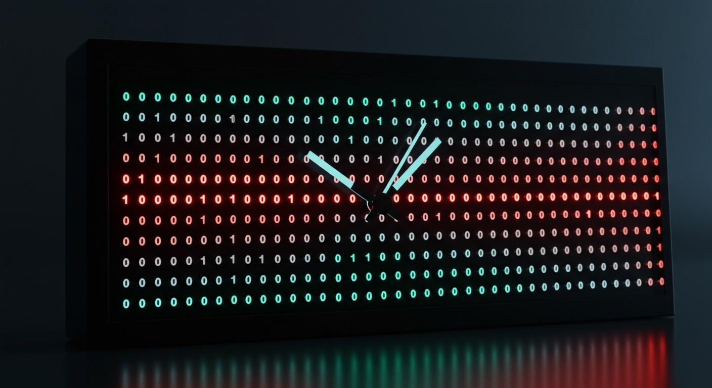 A LED-ek a bináris óra legfontosabb elemei.