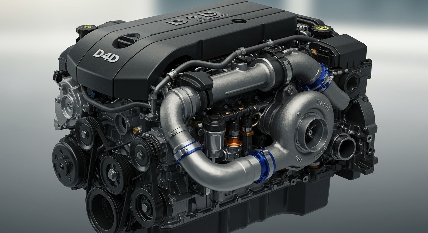 A D4D motorok innovatív üzemanyagszivattyúja optimalizálja a teljesítményt.