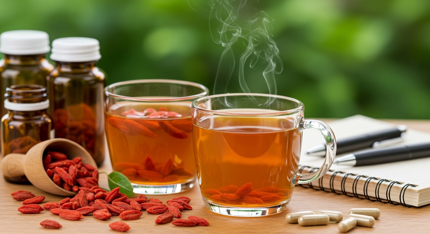 A goji tea befolyásolhatja a vérhígító gyógyszerek hatását.