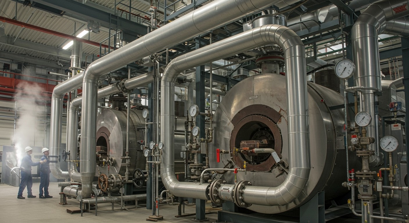 A gőzkazánok működése a termodinamikai elveken alapul.
