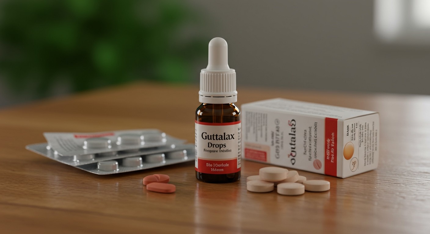 A Guttalax cseppek gyorsabb hatását biztosítják, mint a tabletták.