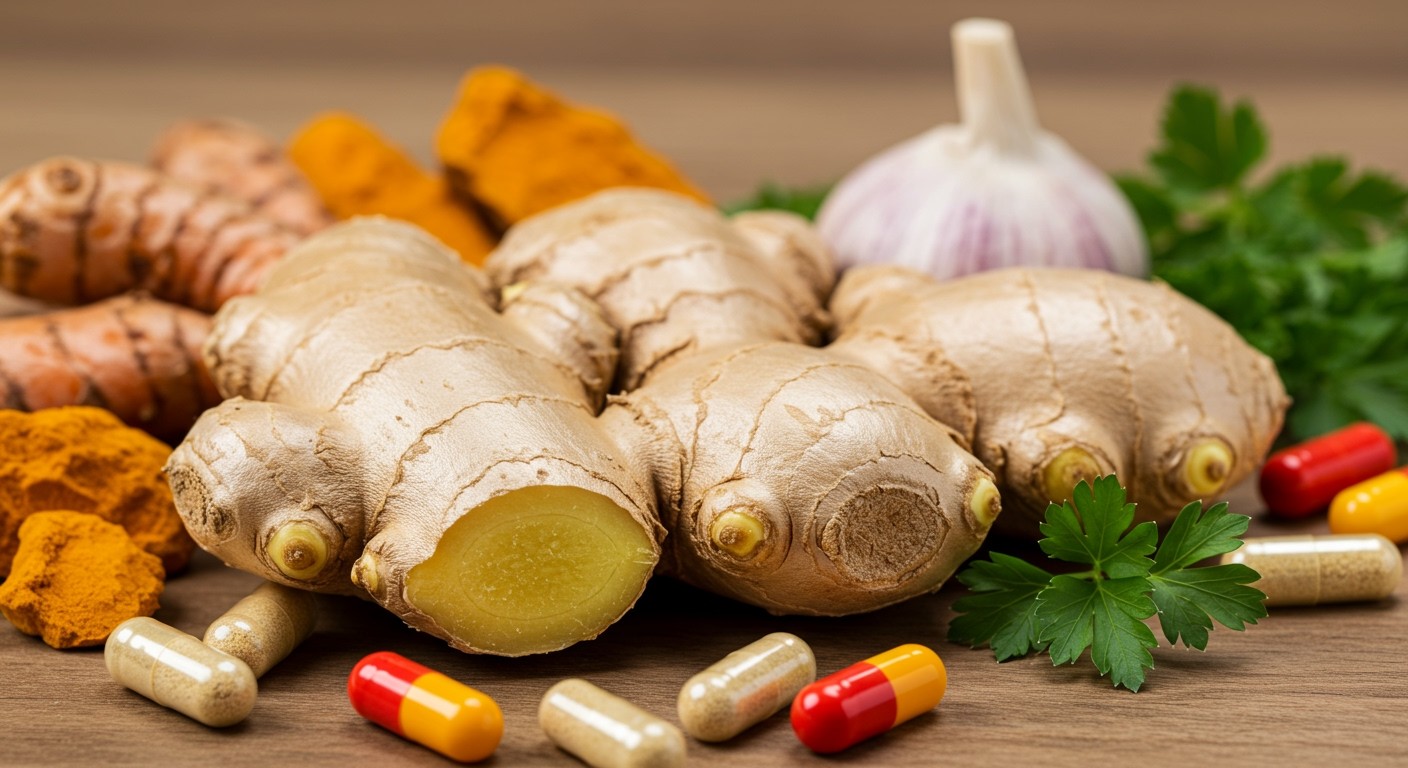 A gyömbér gazdag C-vitaminban és antioxidánsokban.