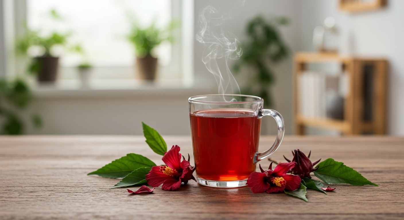 A hibiszkusz tea segít csökkenteni a stressz szintet.