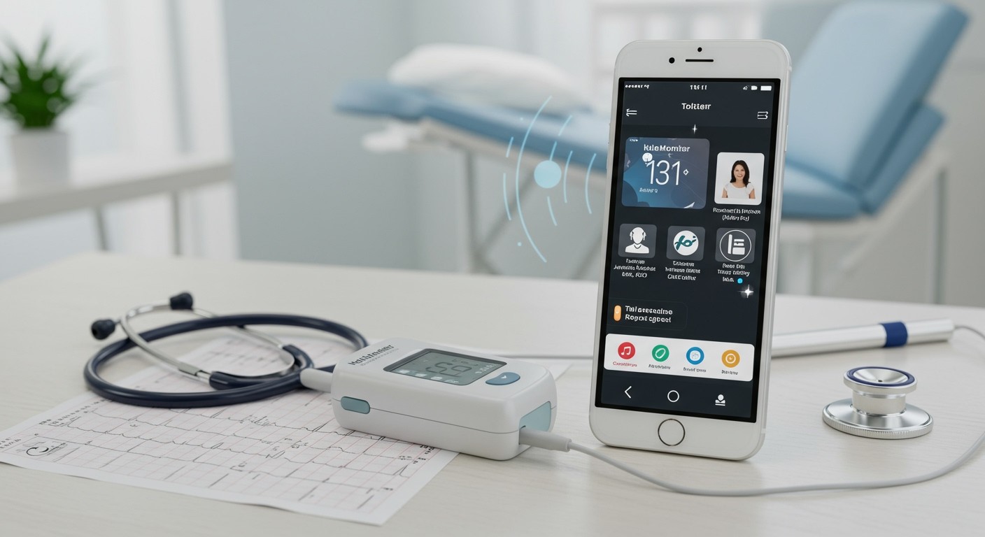 A Holter monitor segít a távoli szívproblémák észlelésében.