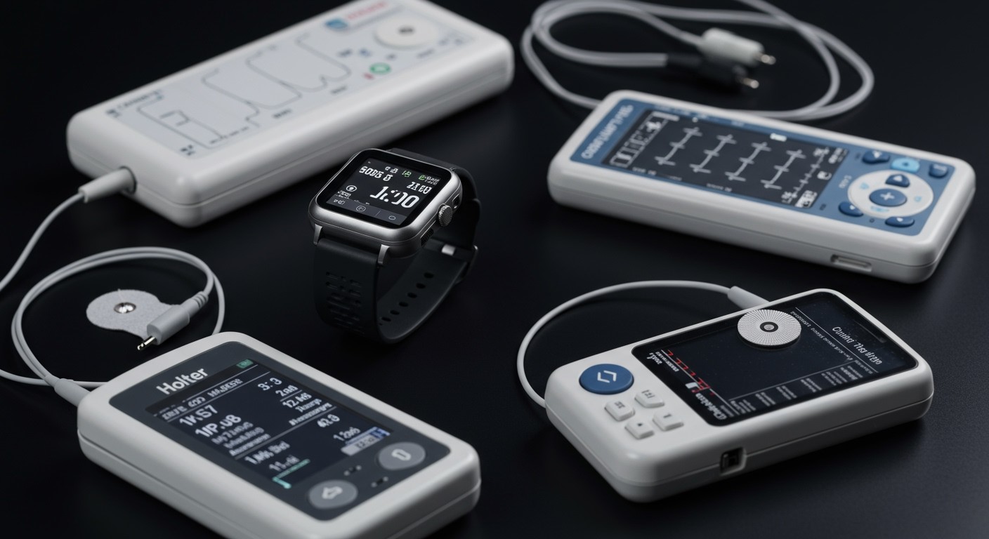 A Holter monitor típusai különböző szívritmuszavarok diagnosztizálására szolgálnak.