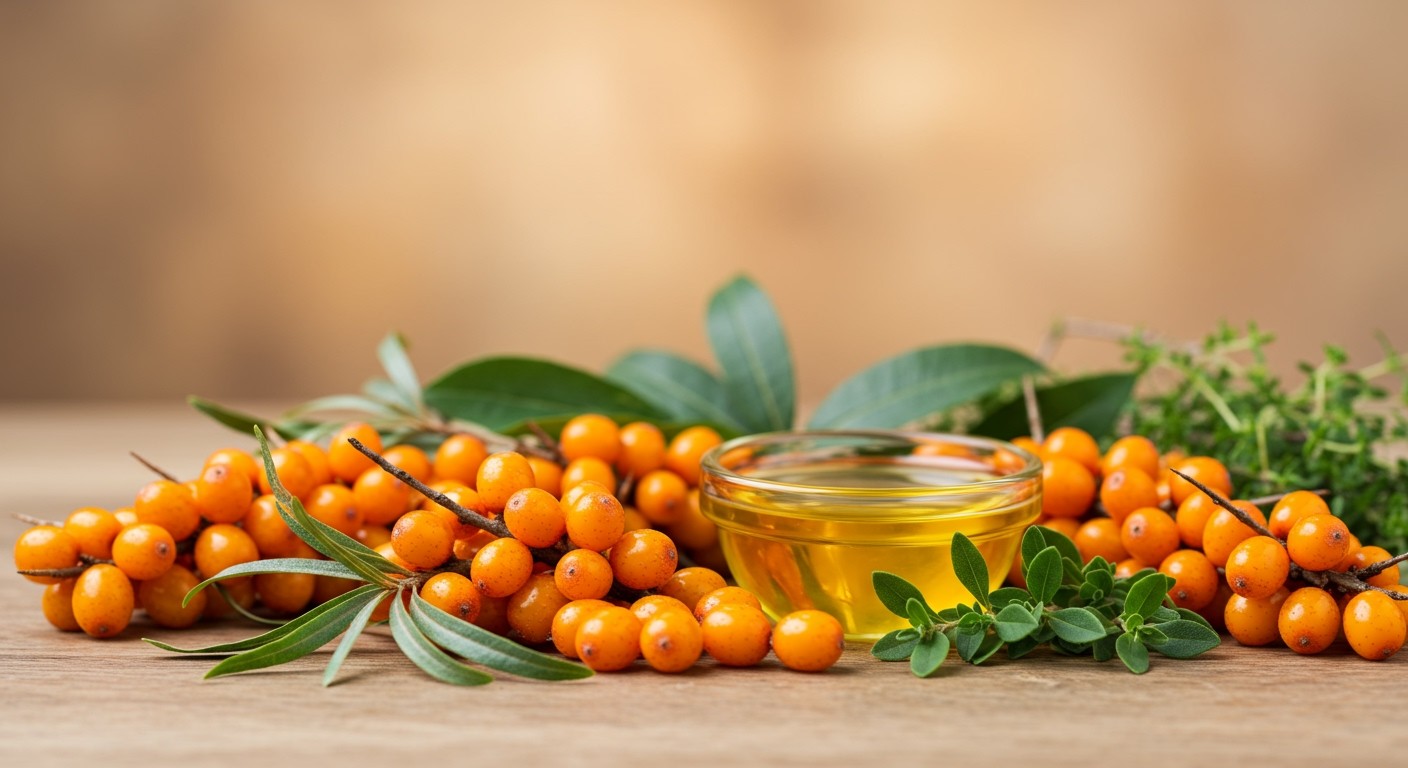 A homoktövis gazdag C-vitaminban és Omega-7 zsírsavban.