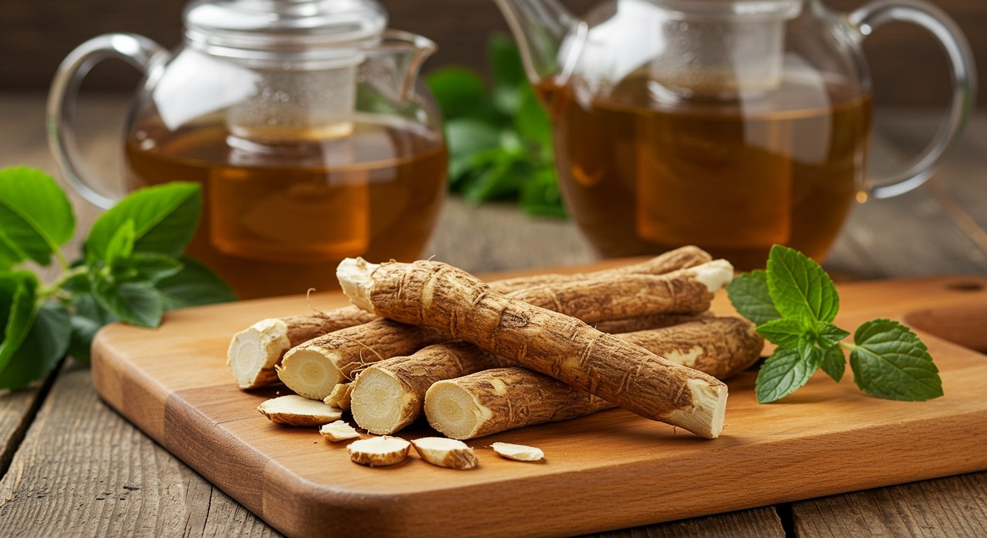A kálmosgyökér tea segíti a stressz csökkentését.