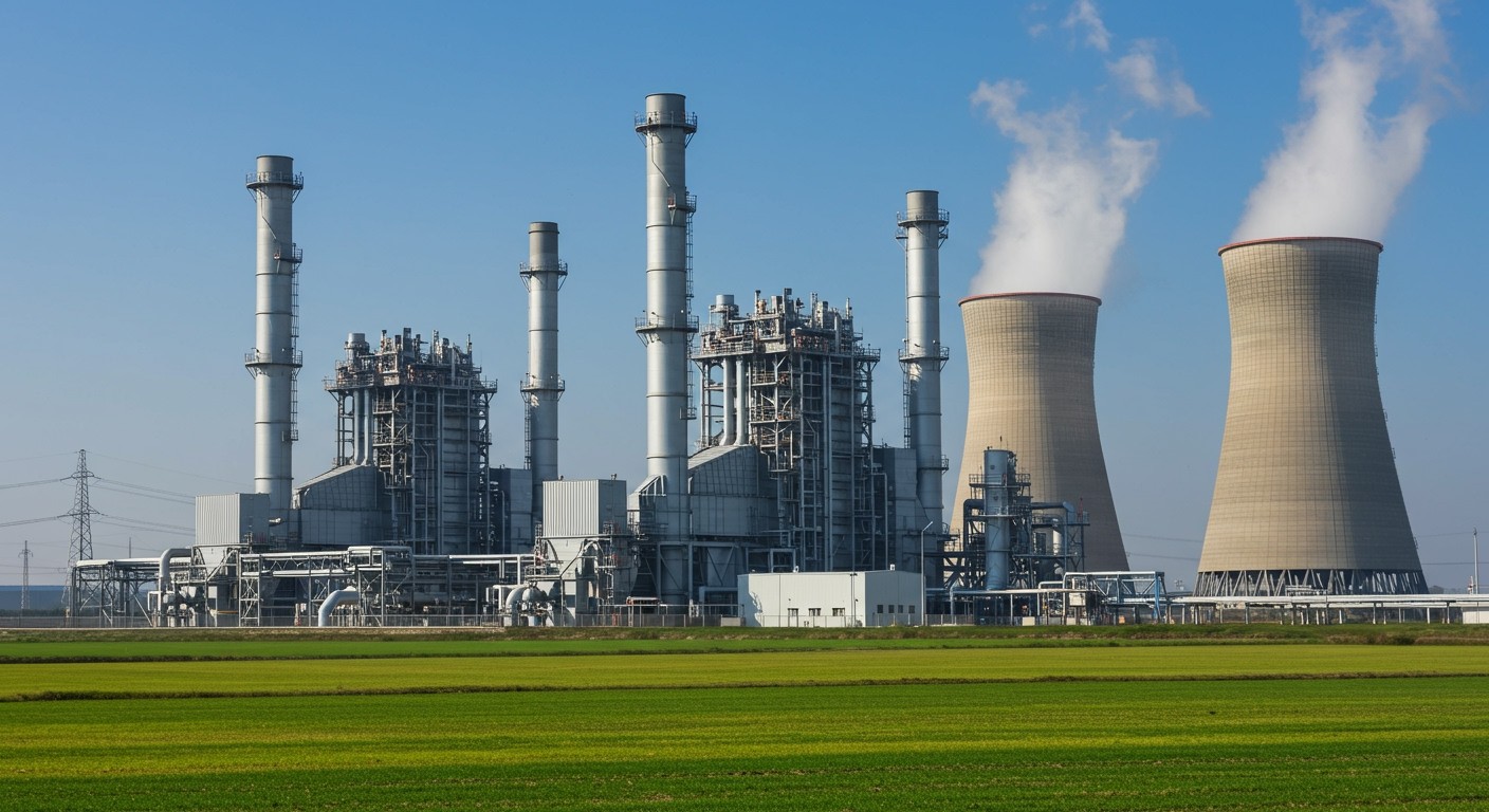 A CCGT erőművek hatékonyan kombinálják a gáz- és gőzenergia termelést.