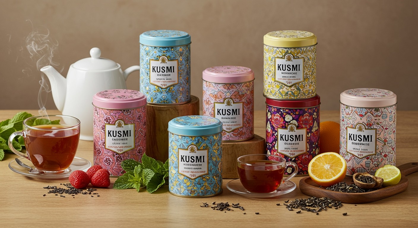 A Kusmi Tea különleges keverékei felfrissítik az érzékeket.