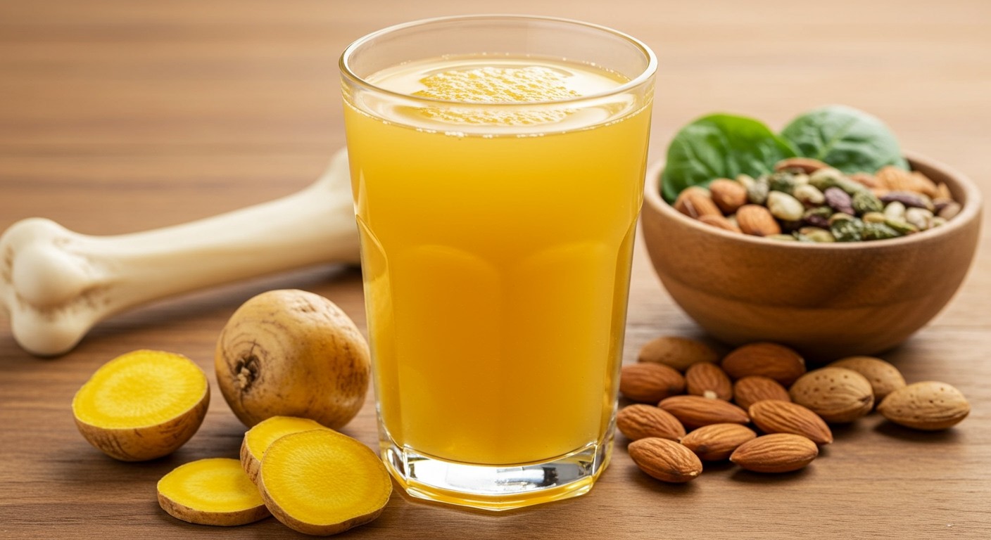 A maca tea segíti a csontok kalciumszintjének növelését.
