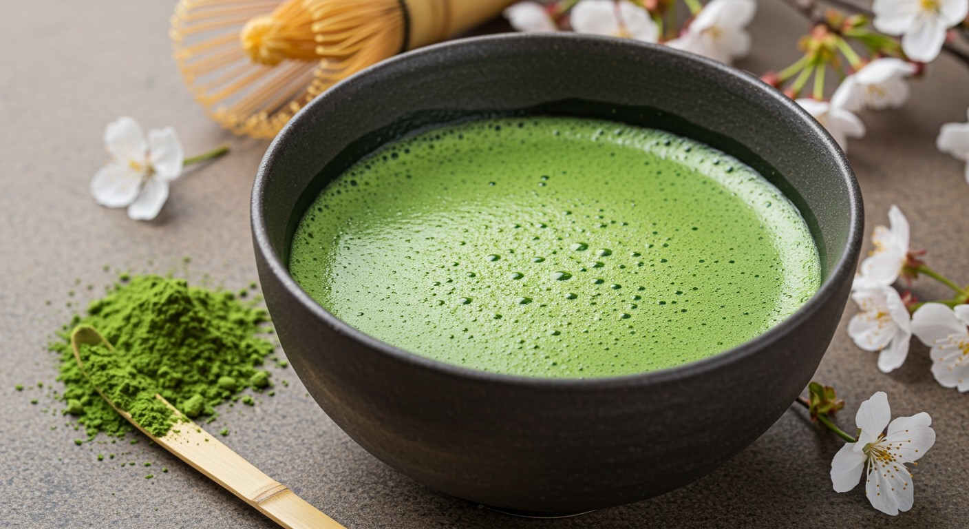 A matcha tea erősebb antioxidánsokat tartalmaz, mint a hagyományos tea.