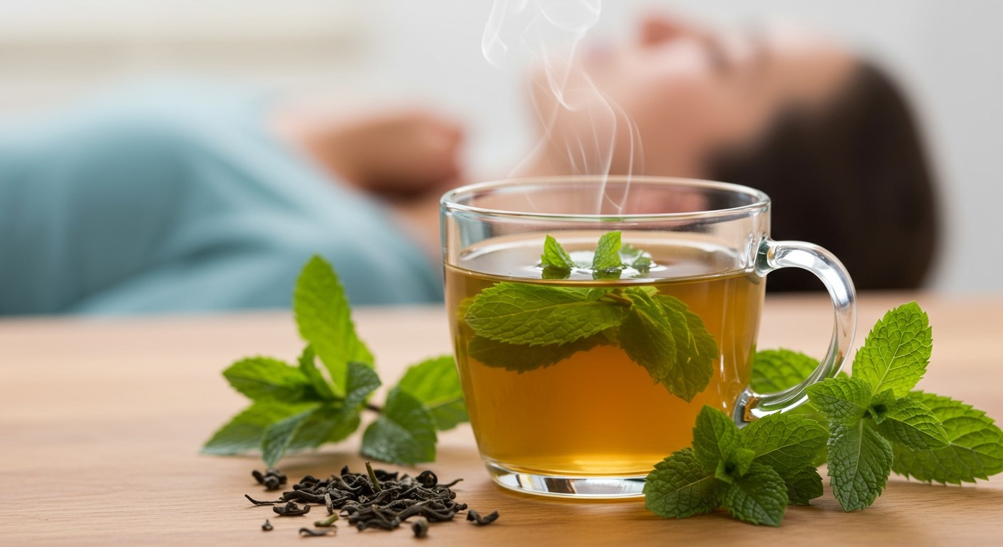 A menta tea enyhíti a fejfájást és a migrént.
