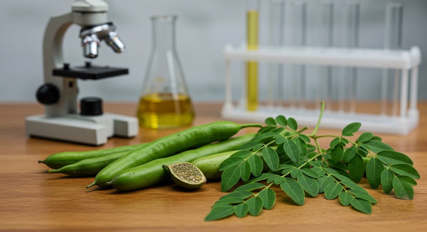 A moringa gazdag ásványi anyagokban és antioxidánsokban.