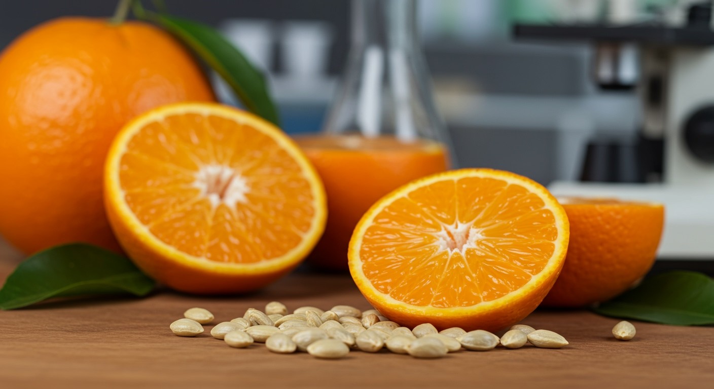 A narancsmag antioxidánsai csökkenthetik a gyulladást.