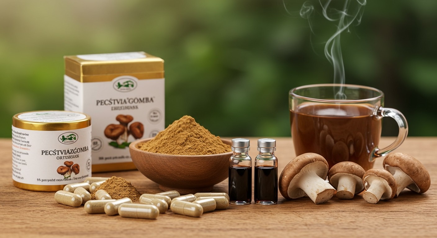 A pecsétviaszgomba jó immunerősítő hatású tea formájában.