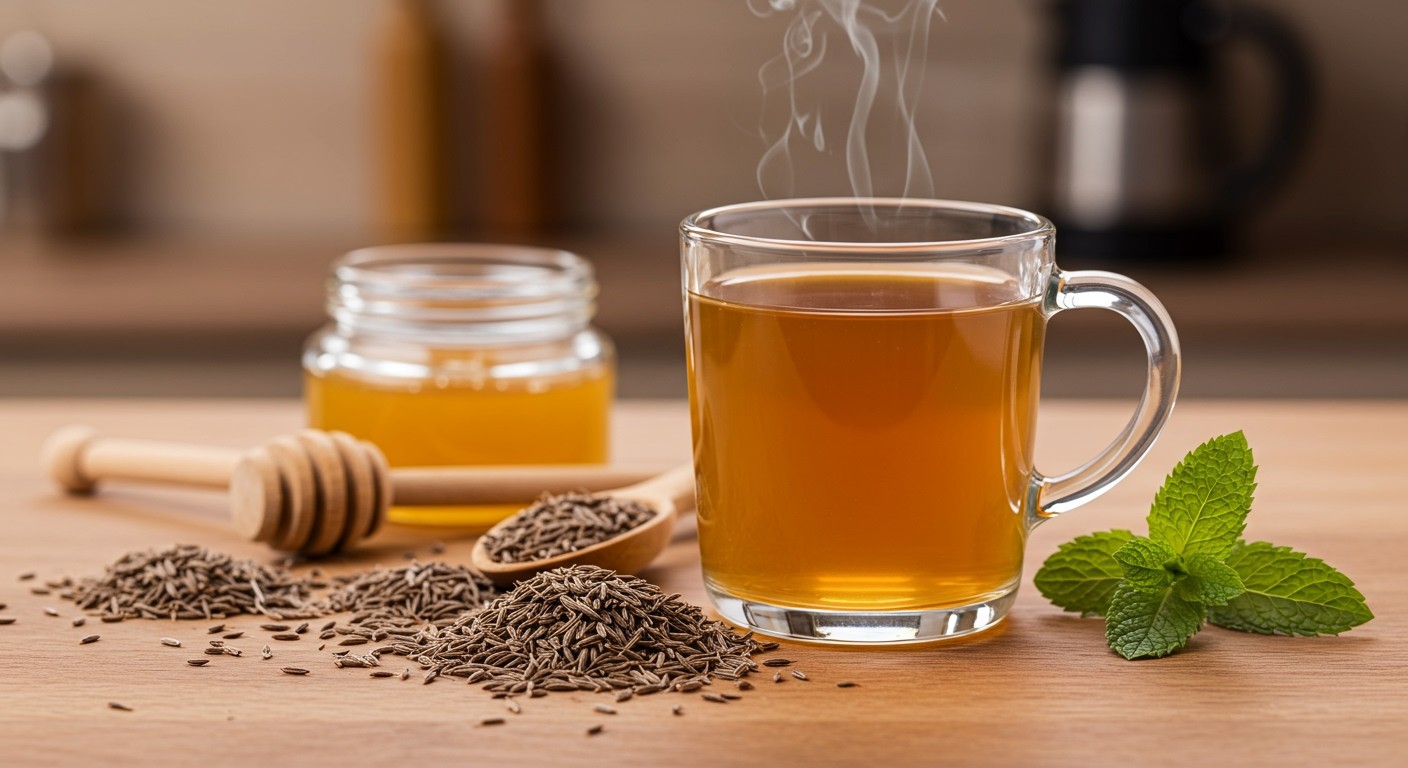 A római kömény tea elősegíti a emésztést és megnyugtat.