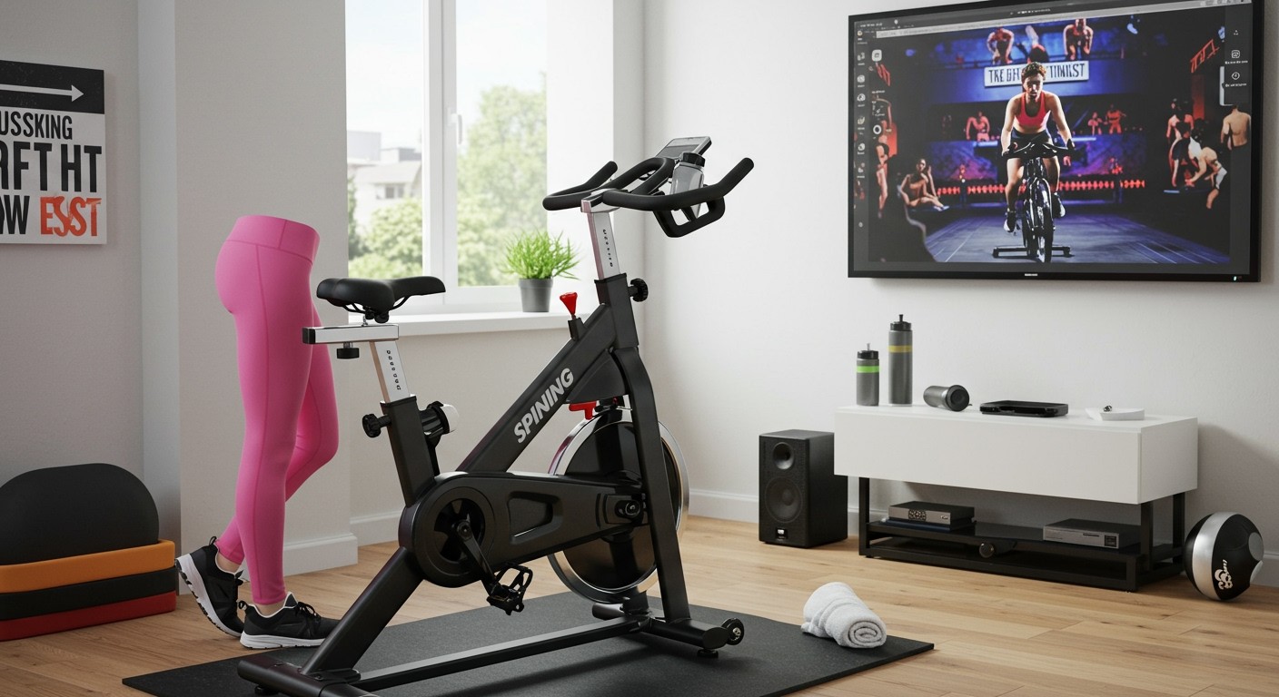 Az otthoni spinning edzés rugalmas időbeosztást kínál.
