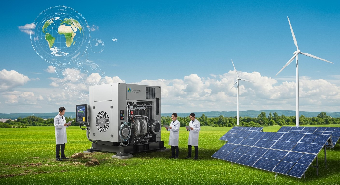 A szabadonfutó generátorok csökkentik a fosszilis energia szükségletet.